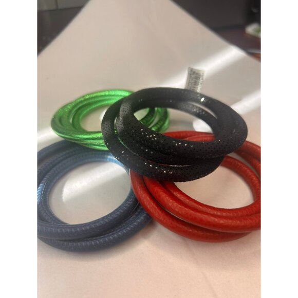 Brighton Lot of 4 triple woodstocks 23" black red green blue - Picture 2 of 6